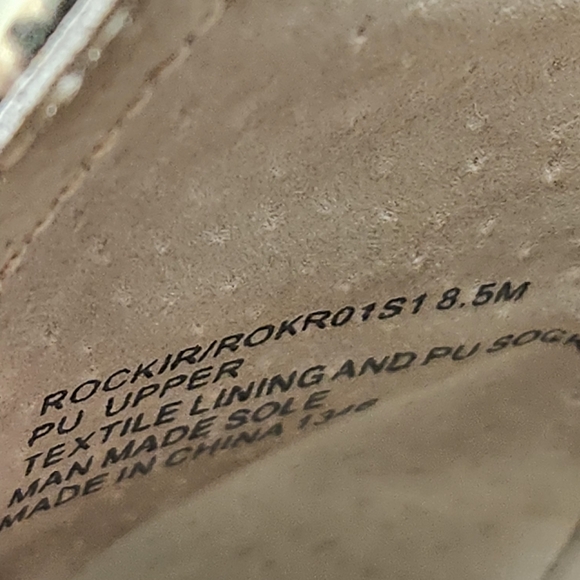 Steve Madden Womens Sz 8.5 Snakeskin Print Ankle Booties Block Heel Side Slits - Picture 8 of 8